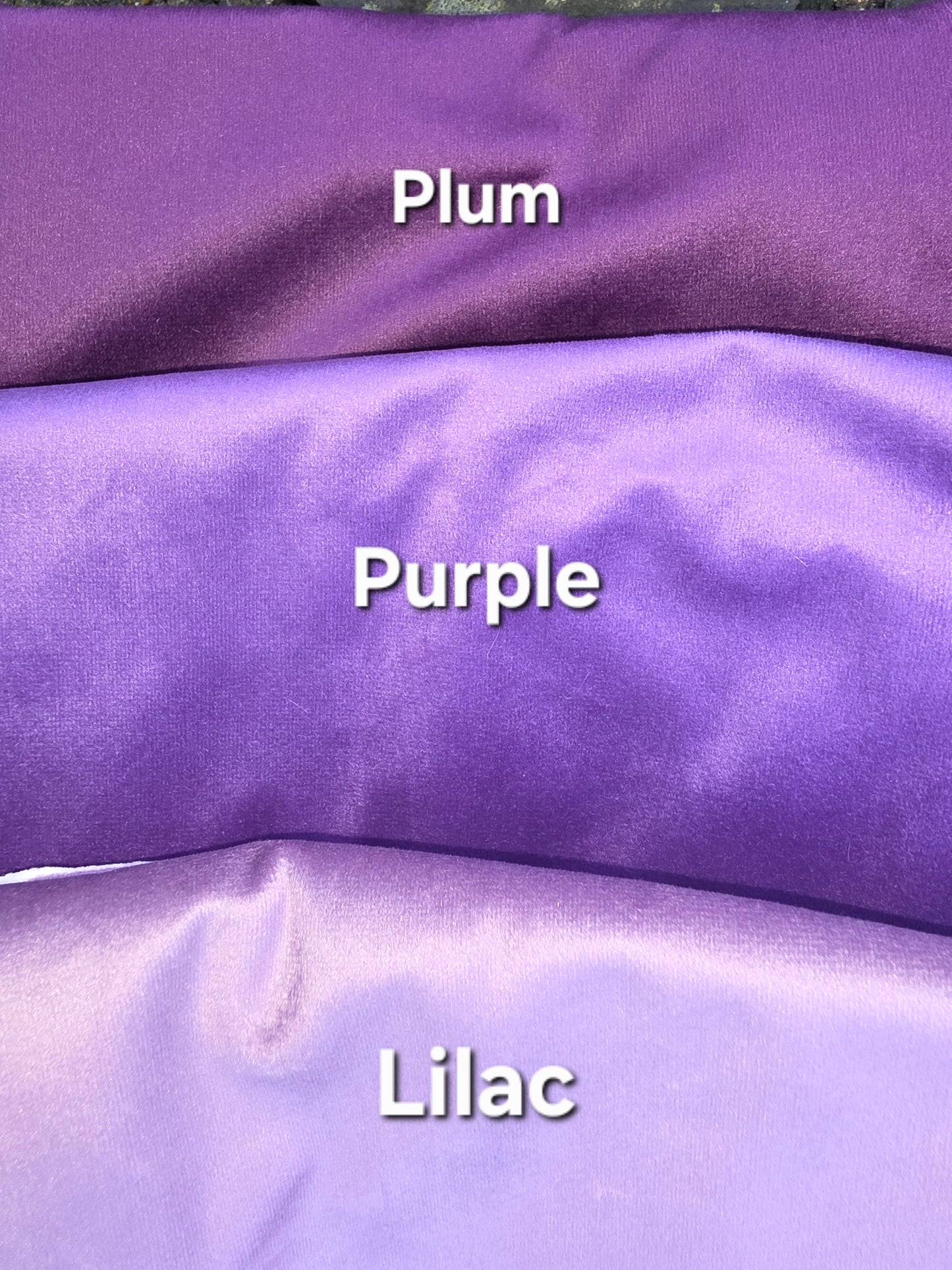 Velvet Two Colour, Plain Edge Cushion Cover 40cm by 40cm