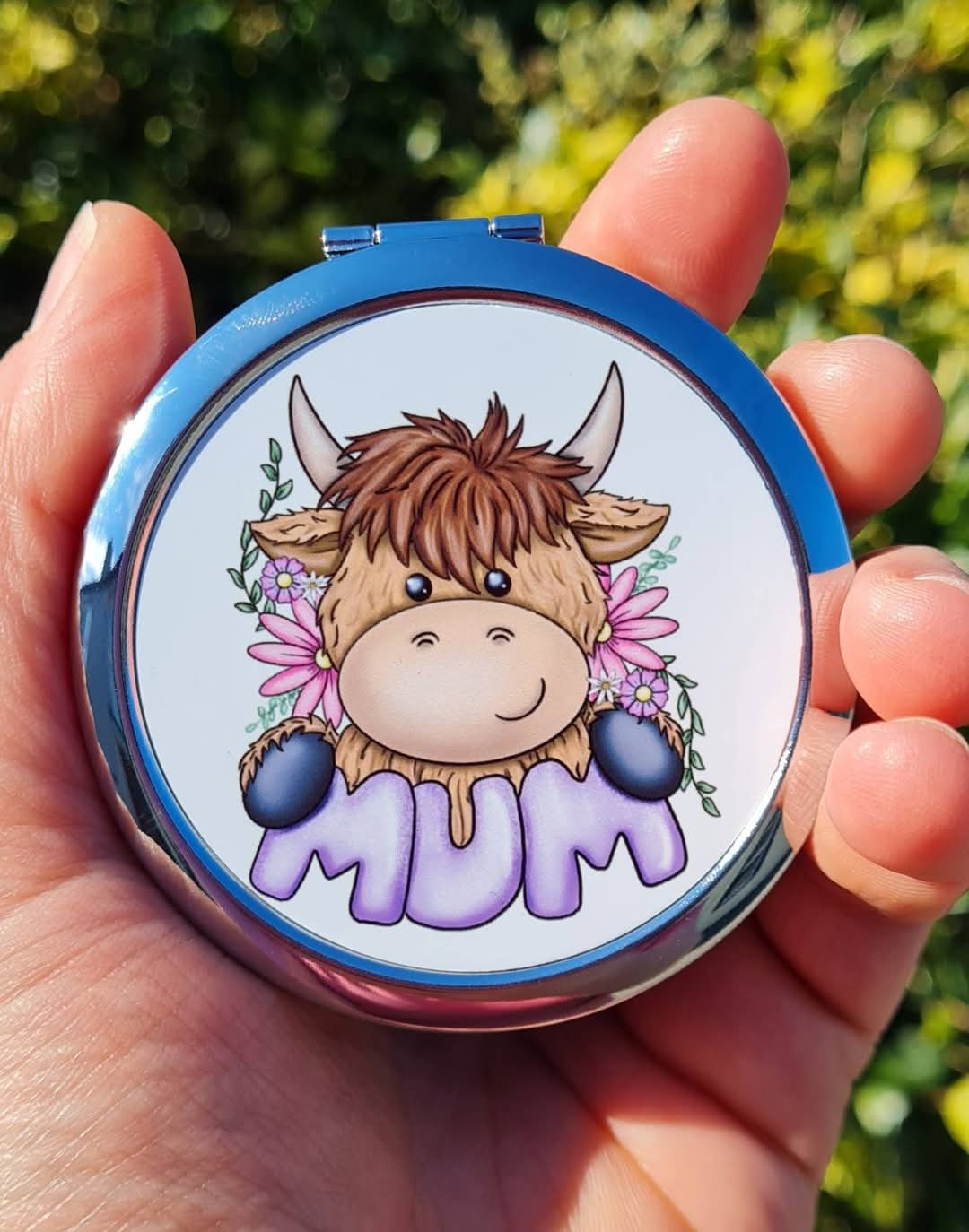 Sublimation Compact Mirror, Rose gold or Silver