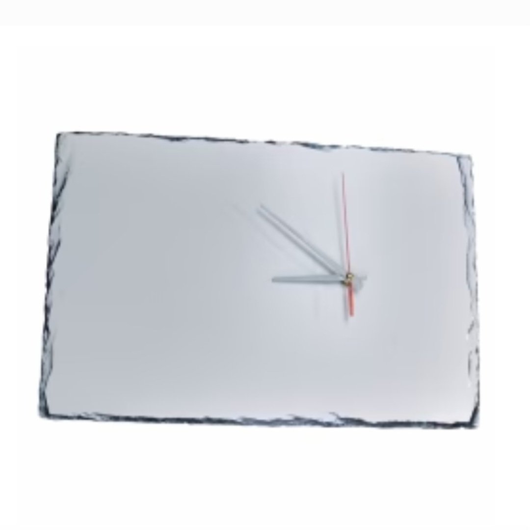 Slate Photo Clock 25cm x 40cm - Glossy