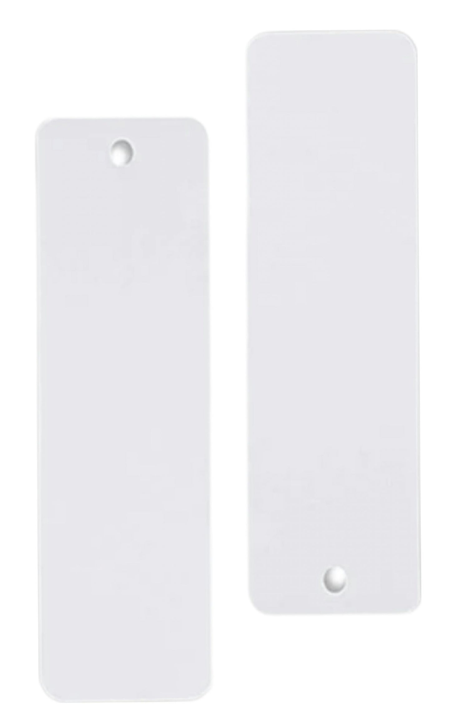 Double Sided White Bookmark