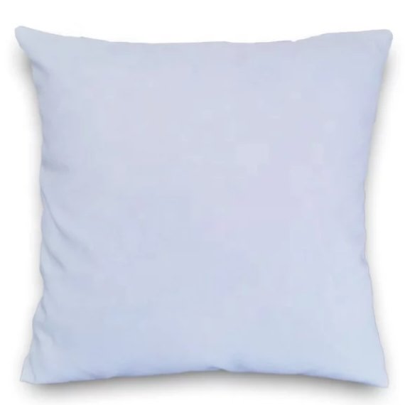 Bleached White Canvas  Cushion Cover 40 by 40