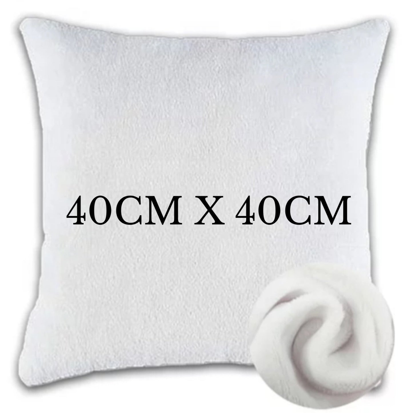 Plush Cushion Cover 40cm x 40cm