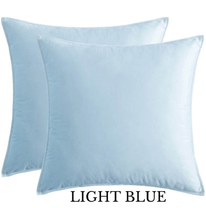 Velvet Cushion Cover Stitched Edge 45 by 45 (Different Colours)