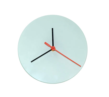 Glass Clock Round 31cm Round 20cm Square 20cm