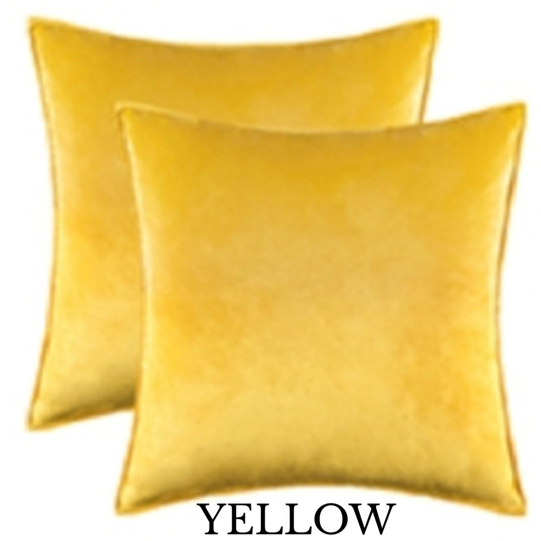 Velvet Rectangle Bolster Cushion Cover 30cm by 50cm (Different Colours)