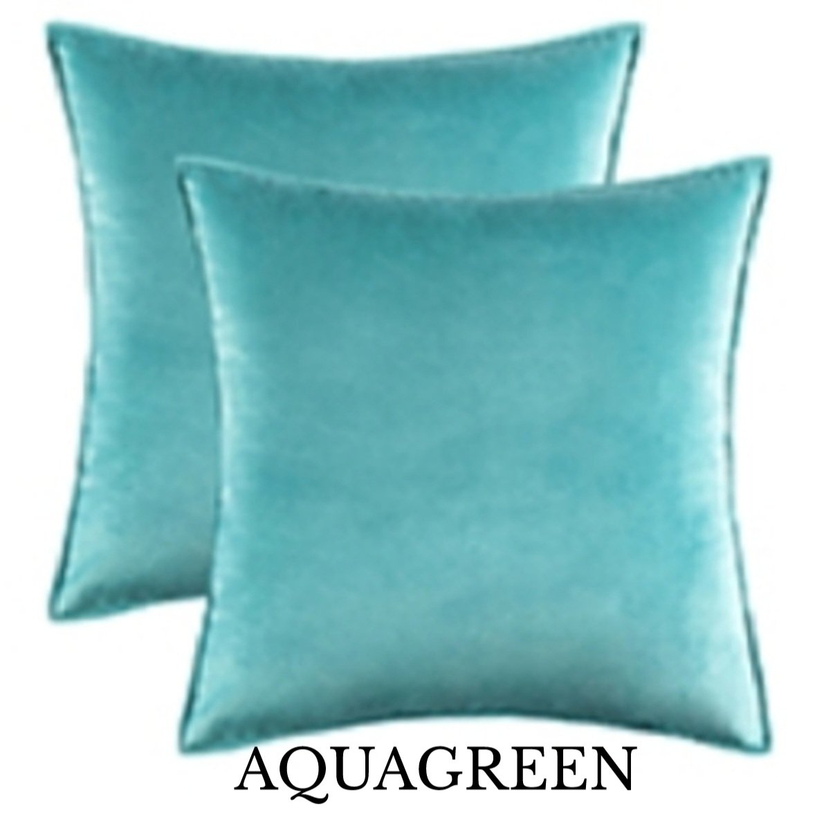 Velvet Rectangle Bolster Cushion Cover 30cm by 50cm (Different Colours)