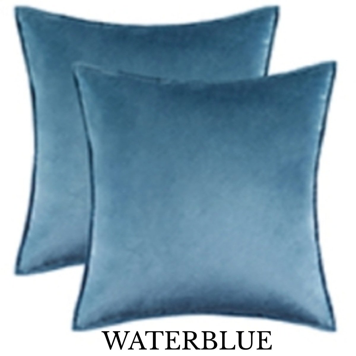 Velvet Rectangle Bolster Cushion Cover 30cm by 50cm (Different Colours)