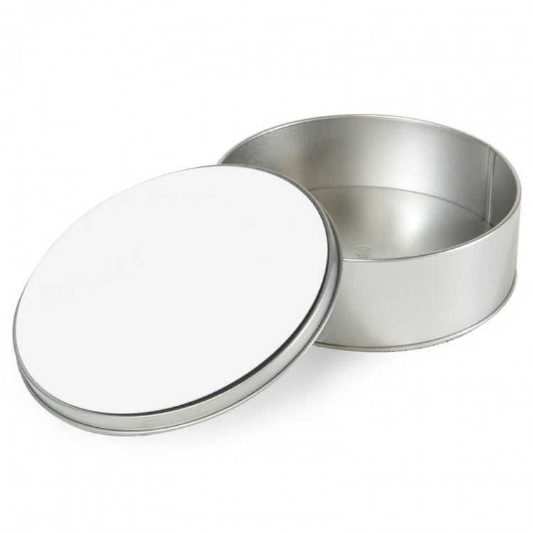 Tin Metal Round Shape With Lid