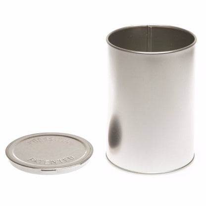 Pull Ring Can With Push In Base 3 Sizes With Optional Cap Lid