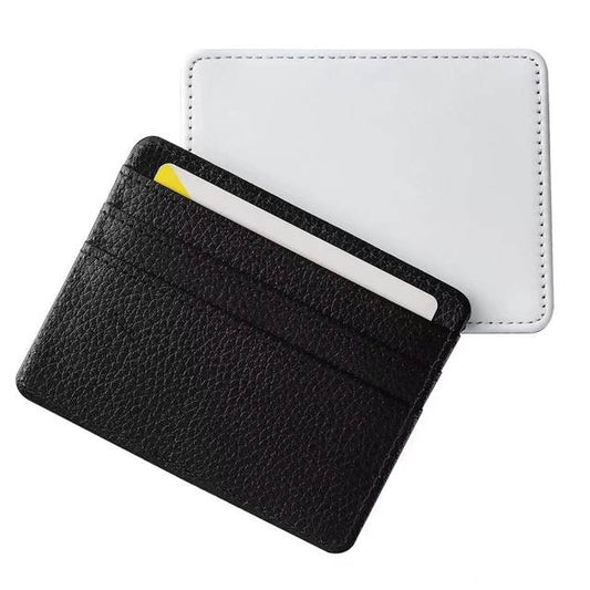 PU leather sublimation card holder