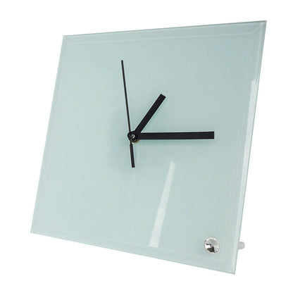 Glass Clock Round 31cm Round 20cm Square 20cm