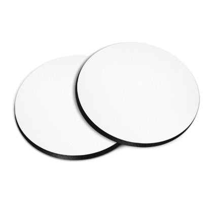 UniSub Coasters Raw Back Square & Round