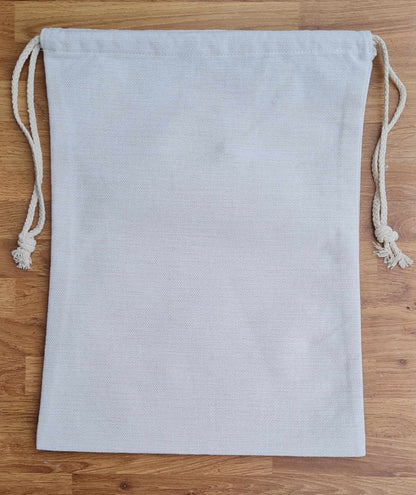 Linen Sublimation Santa Sacks (Small 30x40cm)