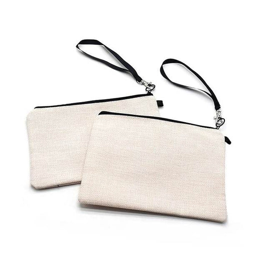 Sublimation Linen Makeup bag/Travel Pouch