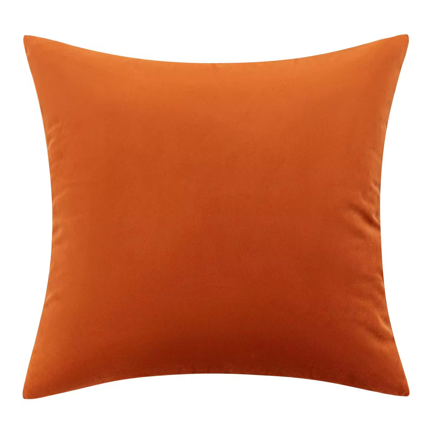 Velvet Two Colour, Plain Edge Cushion Cover 40cm by 40cm