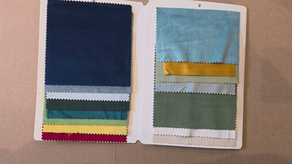 Velvet Two Colour, Plain Edge Cushion Cover 40cm by 40cm