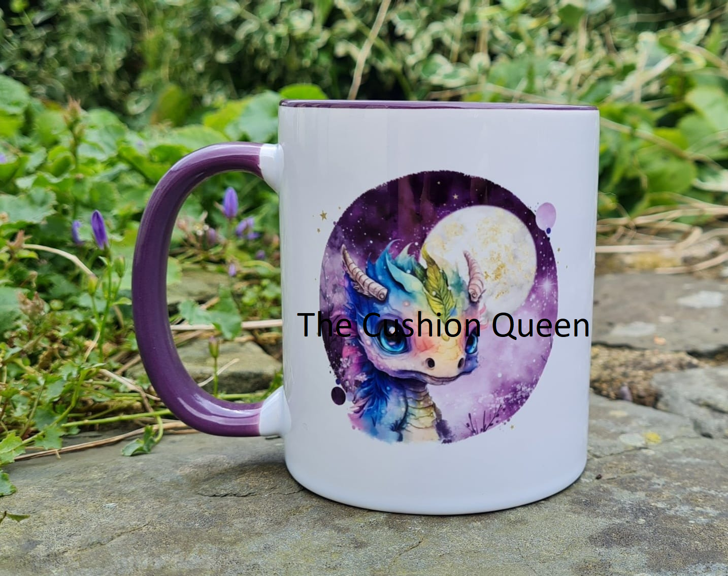 11oz Two Tone Mug Purple (Orca Coated) with Smash Proof Box