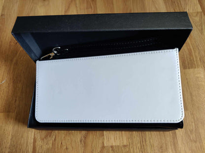 Large ladies PU leather purse in gift box