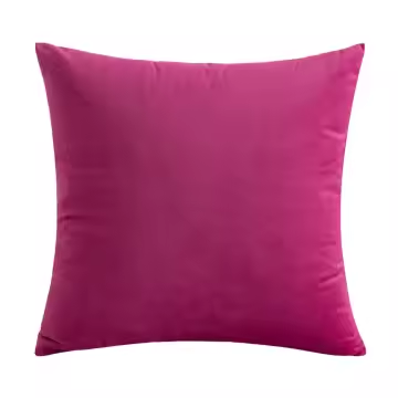 Velvet Two Colour, Plain Edge Cushion Cover 40cm by 40cm