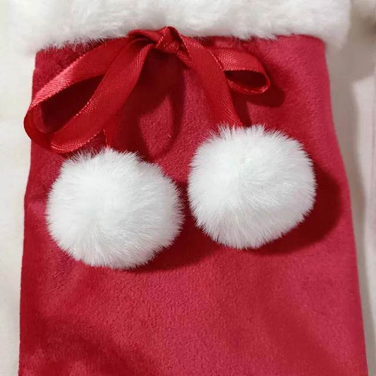 Mini Red Velvet Santa Sacks