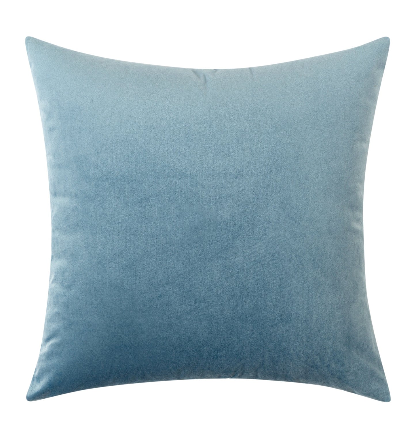 Velvet Two Colour, Plain Edge Cushion Cover 40cm by 40cm