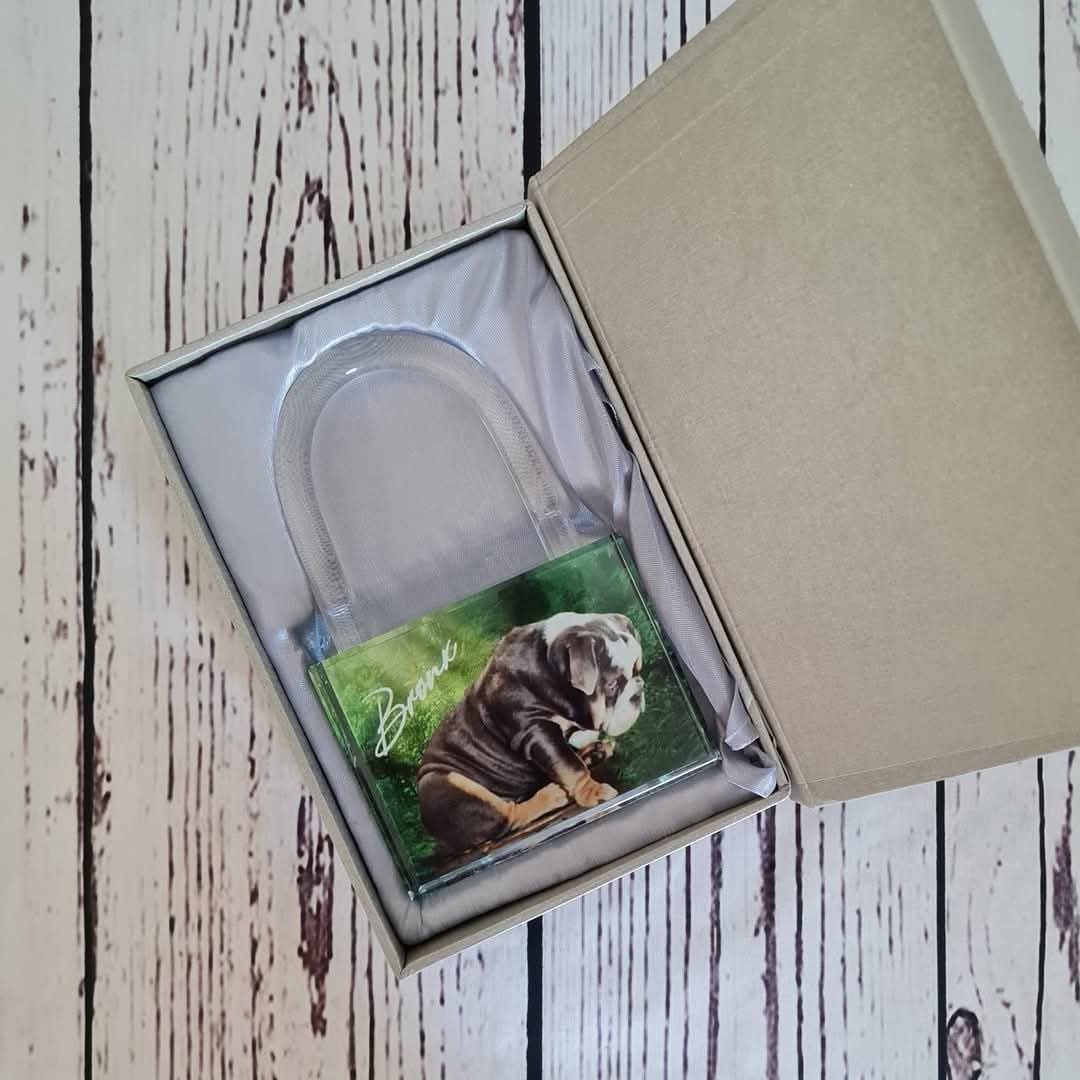 Crystal Photo Lock With Gift Box