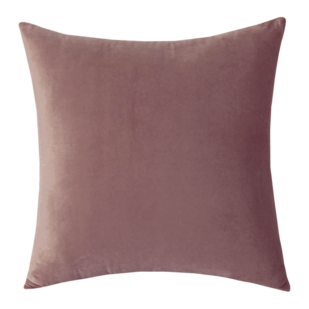 Velvet Two Colour, Plain Edge Cushion Cover 40cm by 40cm