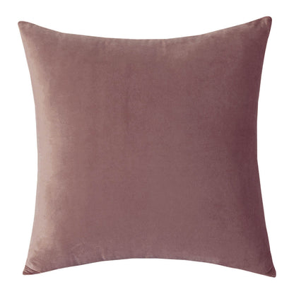 Velvet Two Colour, Plain Edge Cushion Cover 40cm by 40cm