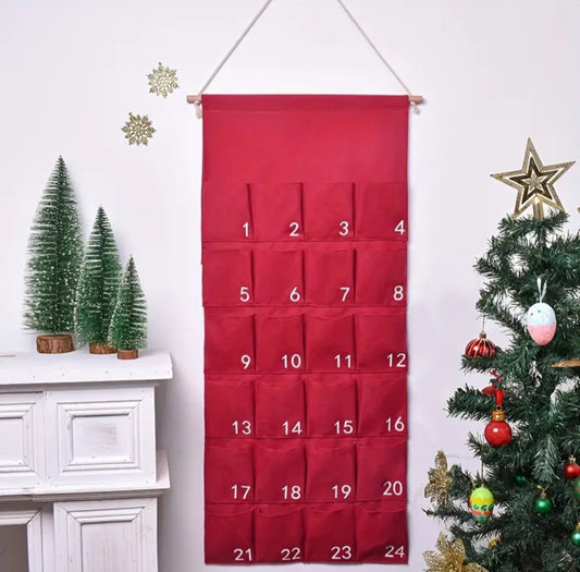 Red Canvas Advent Calendar
