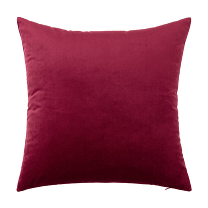 Velvet Two Colour, Plain Edge Cushion Cover 40cm by 40cm