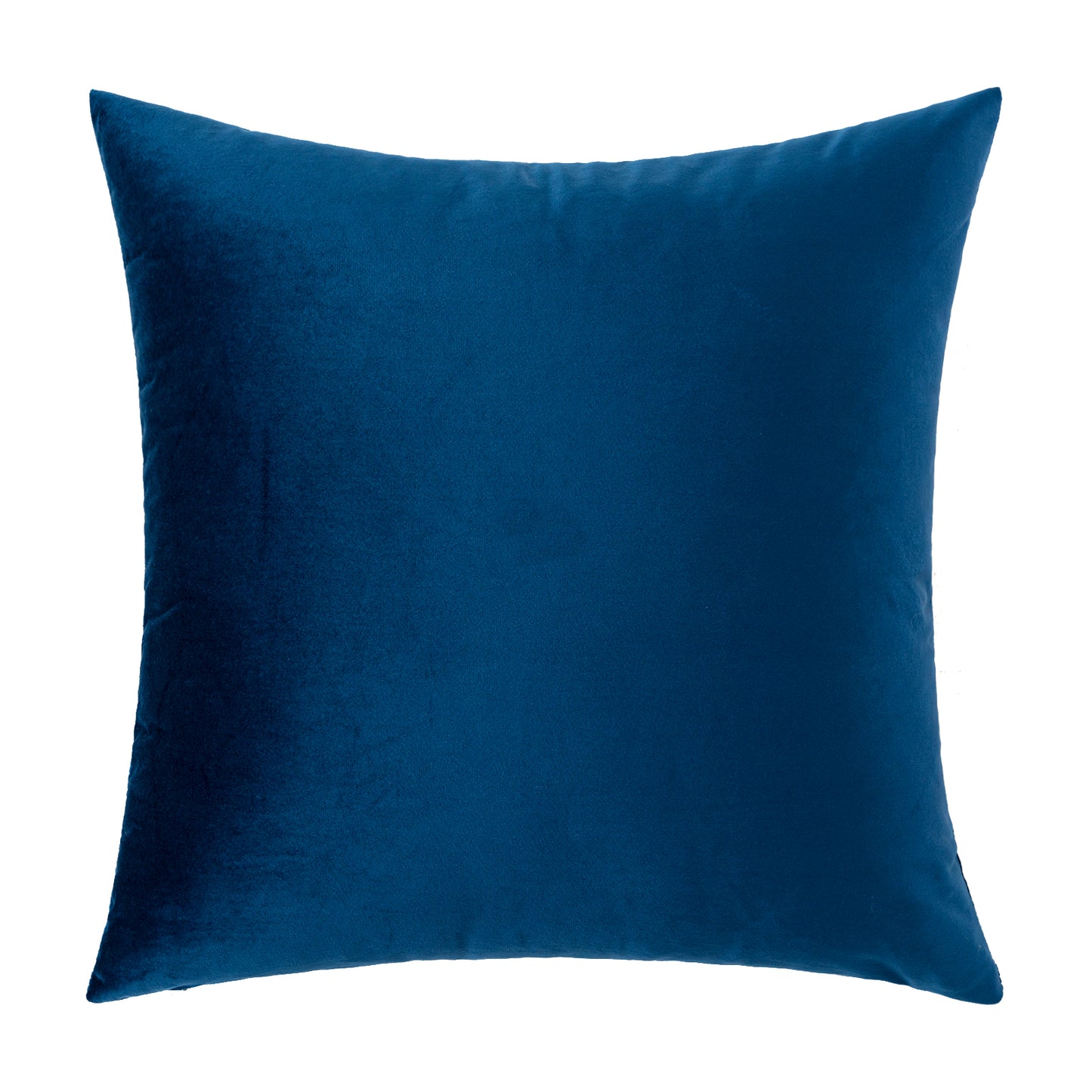 Velvet Two Colour, Plain Edge Cushion Cover 40cm by 40cm