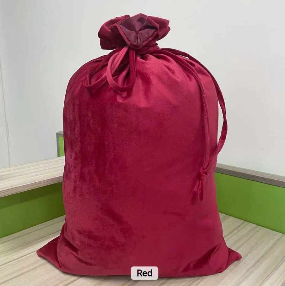 Velvet Santa Sack - type B