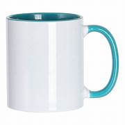 11oz Two Tone Mug Turquoise Orca Coated with Smash Proof Box